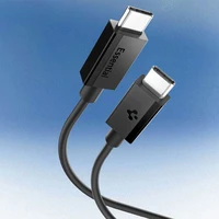 Spigen EB6020CC 60W laidas + USB-C / USB-C laidas 200 cm - juodas