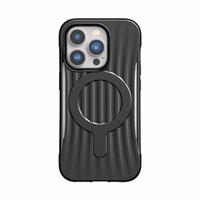 Raptic X-Doria Clutch dėklas iPhone 14 Pro su Magnetine galinė juoda danga