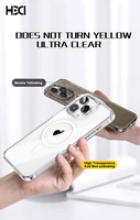 Dėklas HDD Clear MagSafe Case Apple iPhone 17 Pro Max skaidrus