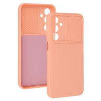 Camshield Minkštas dėklas telefonui Xiaomi Redmi Note 13 Pro 5G lašišos spalvos