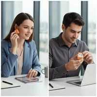 Uniq Veren deklas AirPods Pro 3 - oranzinis