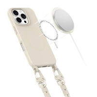 Tech-Protect MagNecklace MagSafe iPhone 16 Pro dėklas - smėlio spalvos