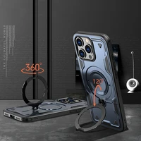 Hybrid Armor Trendy dėklas telefonui su MagSafe iPhone 16 Pro - mėlynas