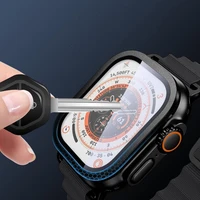 Tech-Protect Glass Ring rinkinys 2 vnt. Apple Watch Ultra 49mm - titano
