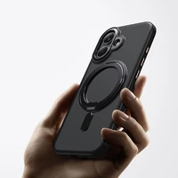 Tech-Protect MagRing Magnetinis dėklas telefonui iPhone 17 - Matinis juodas