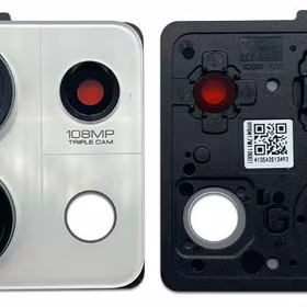 Xiaomi Redmi Note 13 5G kameros stikliukas su rėmeliu White ORG