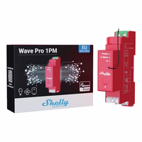 Shelly Qubino Pro 1PM DIN bėgio relė, 1 kanalas, Z-Wave (galios matavimas)