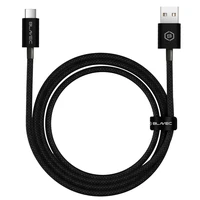 Blavec Cable Candy braided - USB to Type C - PD 60W 3A 2 metres Apple CarPlay/Android Auto (CCA-UC3B20) black