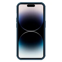 Dėklas Nillkin Super Frosted Shield Pro Apple iPhone 15 Pro Max mėlynas