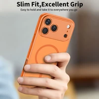 Tech-Protect BasicMag MagSafe dėklas iPhone 17 Pro oranžinis