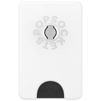 Popsockets PopWallet+ PopGrip PW+ MS G2 MagSafe piniginės telefono laikiklis ir stovas, Baltas ir skaidrus