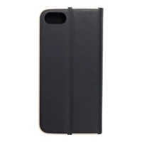 LUNA Book Gold dėklas telefonui APPLE IPHONE 7 / 8 / SE 2020 / SE 2022 juodas