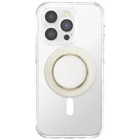 Popsockets Round Luxe Coconut Creme emalinis MagSafe laikiklis ir telefono stovas