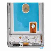 FixCell ekranas LCD SAMSUNG S20 FE OLED su rėmeliu baltas