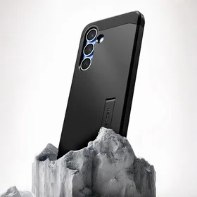 Spigen Tough Armor Magnetinis dėklas telefonui Samsung Galaxy S25 - juodas
