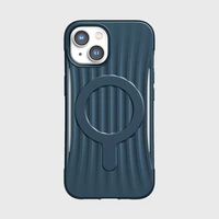 Raptic X-Doria Clutch dėklas iPhone 14 su Magnetine galinė mėlyna danga
