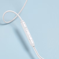 Dudao X3C įstatomos laidinės USB-C ausinės 1.2m - baltos