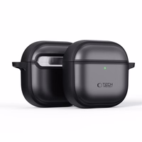 Tech-Protect silikoninis dėklas AirPods Pro 3 matinis juodas
