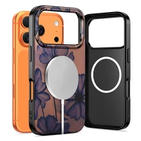 Tech-Protect Lamano MagSafe dėklas iPhone 17 Pro Max rudai violetinis