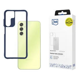 3mk Satin Armor dėklas telefonui mėlynas Samsung Galaxy A25 5G - permatomas