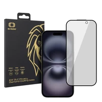 Grūdintas stiklas Tel Protect 10X Privacy DLC Diamond Coating skirtas Iphone 16