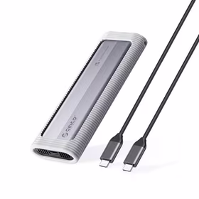 Orico AXM2-G2 M.2 NVME USB-C 10Gb/s diskų įrenginys - pilkas