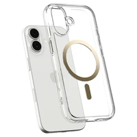 Spigen Ultra Hybrid Magnetinis dėklas telefonui iPhone 17 - Skaidrus auksinis