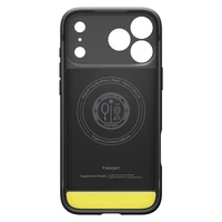 Spigen Rugged Armor Mag Magnetinis dėklas telefonui iPhone 17 Pro Mat - matinė juoda