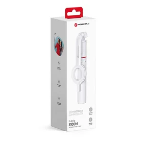 FORCELL F-GRIP MagSelfie S100M selfie lazda su belaidžiu nuotolinio valdymo trikojio stovu balta
