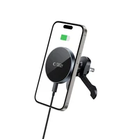 Tech-Protect mm15W-V5 magnetinis MagSafe automobilio ventiliacijos laikiklis juodas