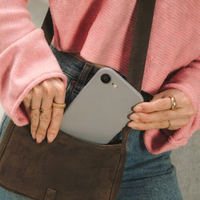 Tech-Protect Silikoninis MagSafe Dėklas for iPhone 16E / 17E - pilkas