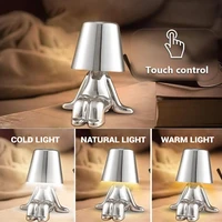 Naktinė lempa Silver Man dizainas L