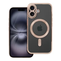 ELECTRO MAG COVER magnetinis dėklas telefonui, suderinamas su MagSafe, skirtas IPHONE 16, rudas spalvos