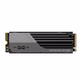 SILICON POWER PCIe Gen 4x4 XS70 Vidinis kietosios būsenos diskas SSD 1TB M.2 2280 NVMe 1.4 (SP01KGBP44XS7005) Juoda, Pilka