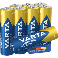 VARTA šarminė baterija R6 (AA) Longlife Power, 8 vnt.