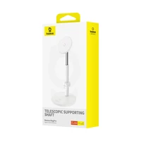 Baseus MagPro magnetinis stovintis laikiklis telefonui - baltas