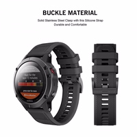 TECH-PROTECT SMOOTH GARMIN FENIX 3 / 5X / 3HR / 5X PLUS / 6X / 6X PRO / 7X juodas