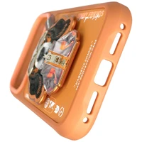 Nimmy Cool&Cute 2.0 Dog deklas iPhone 17 Pro su magnetiniu laikikliu - oranzinis