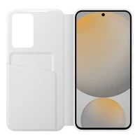 Dėklas telefonui Smart View Wallet EF-ZS721CWEGWW Samsung Galaxy S24 FE - baltas