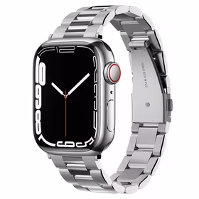 Spigen Modern Fit dirželis Apple Watch 4/5/6/7/8/SE (38/40/41 mm) - sidabrinis