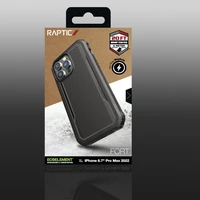 Raptic X-Doria Fort dėklas iPhone 14 Pro Max su Magnetine šarvuota juoda danga
