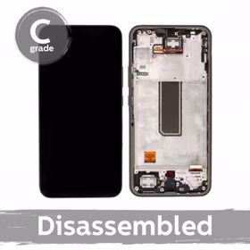 LCD ekranas suderinamas su Samsung A346 A34 5G su rėmeliu / Lime / (8/10 Naudotas)