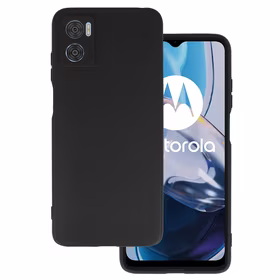 Matinis dėklas telefonui Motorola E22/E22I - juodas