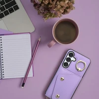 Piniginis dėklas WONDER Samsung A55 5G violetinis