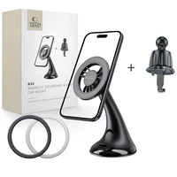 "Tech-Protect N56" automobilinis laikiklis prietaisų skydeliui, priekiniam stiklui arba oro ventiliacijos angai - juodas