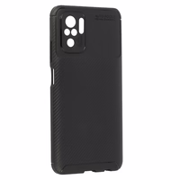 Tel Protect Carbon Elite dėklas telefonui Xiaomi Redmi Note 10/Note 10S/Poco M5S juodas