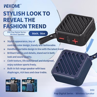 WEKOME D50 Pop Digital Series - nešiojamas belaidis Bluetooth V5.2 garsiakalbis (juodas)