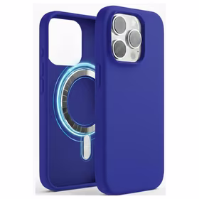 Dėklas "TM MagSafe Silicone" iPhone 16 / Ultramarin /