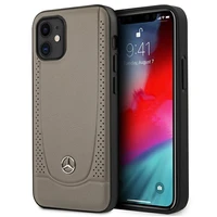 Mercedes Urban Line dėklas telefonui iPhone 12 mini - rudas