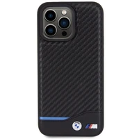 BMW Odinis Carbon dėklas telefonui iPhone 15 Pro Max - juodas